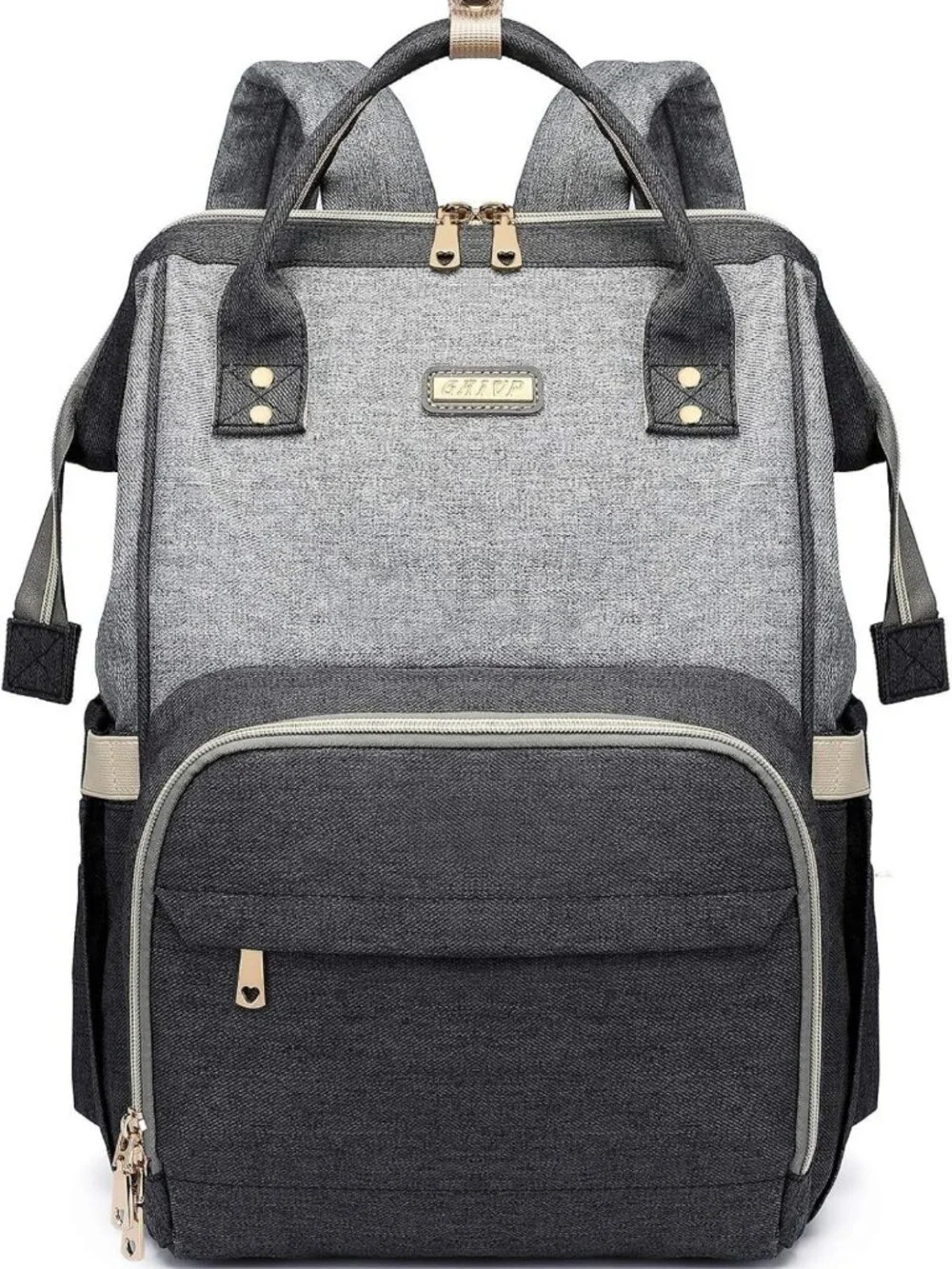 Stylish Diaper Bag Backpack for Moms, Baby Bag with Changing Pad & Insulated